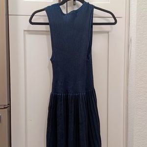 French Connection Blue and Black Dress